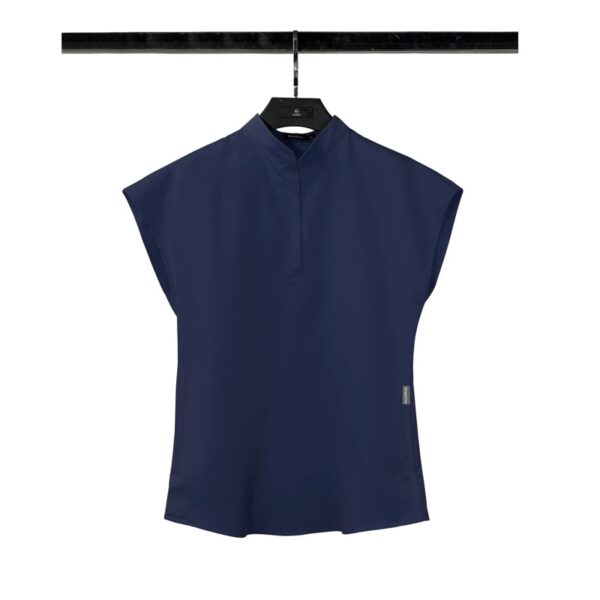 Navy Collar Scrub Top - Image 4